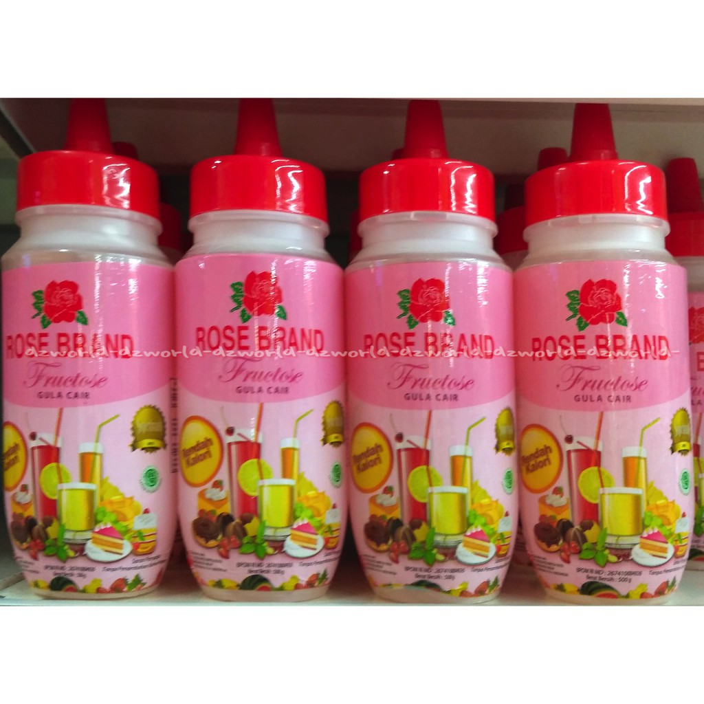 Rose Brand Fructose 500ml Gula Cair Rendah Kalori Rosebrand Siap Saji Pakai Rosebrand Liquid Sugar Sugars