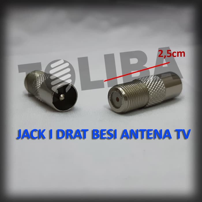 jack I antena tv male / konektor i drat besi RG6 / colokan tv I besi