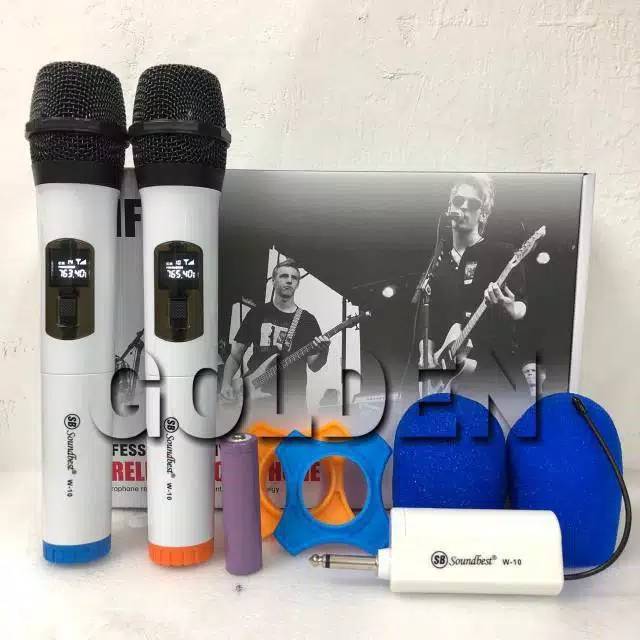 Mic Wireless Soundbest W10 Original Soundbest W 10