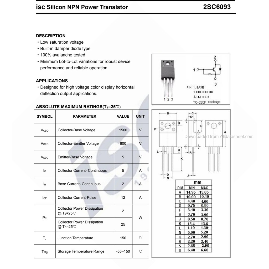 Transistor C 6093 C6093