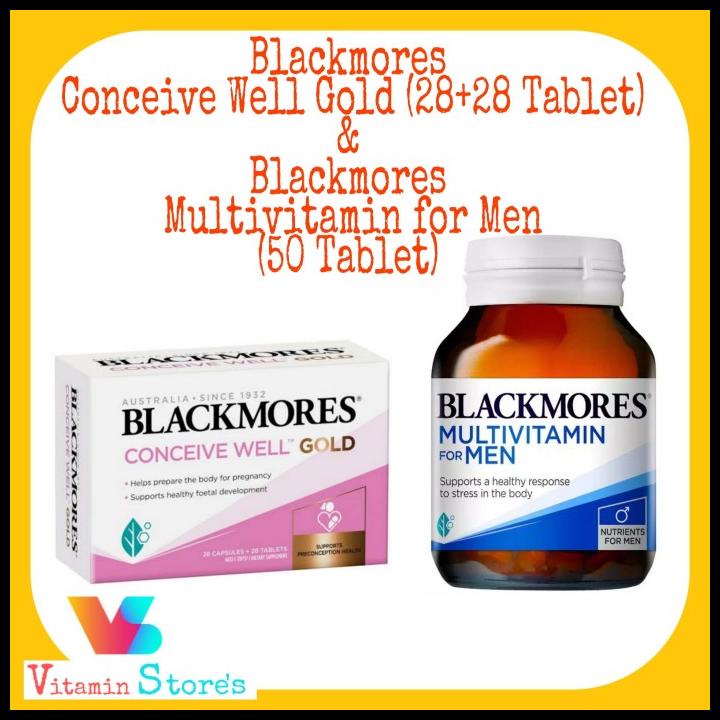 Blackmores Conceive Well Gold & Blackmores Multivitamin For Men