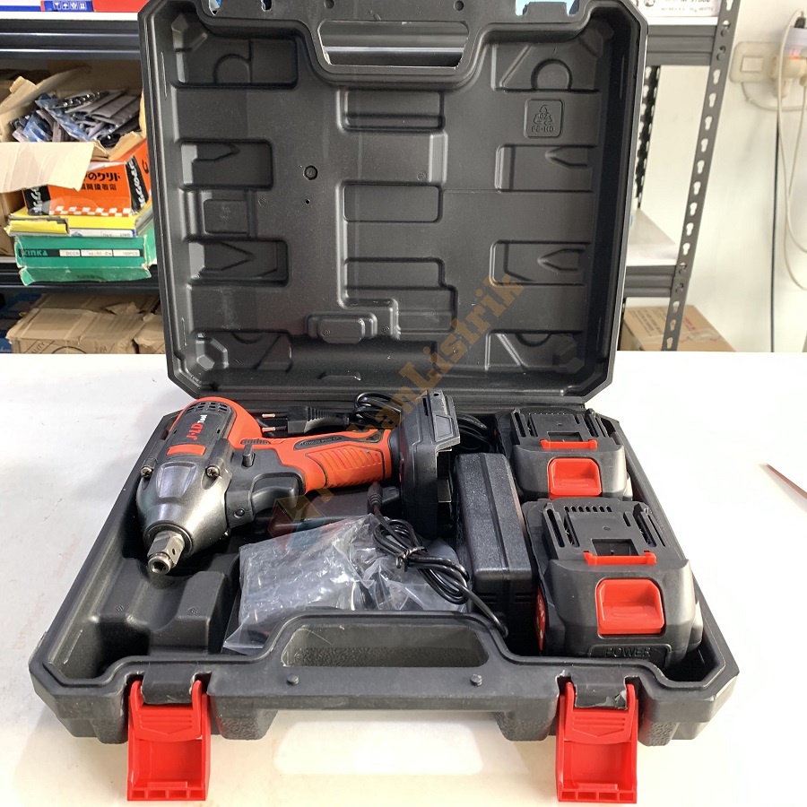 CORDLESS IMPACT WRENCH JLD 48VOLT PEMBUKA BAUT JV88-48 BRUSHLESS BOR BATERAI