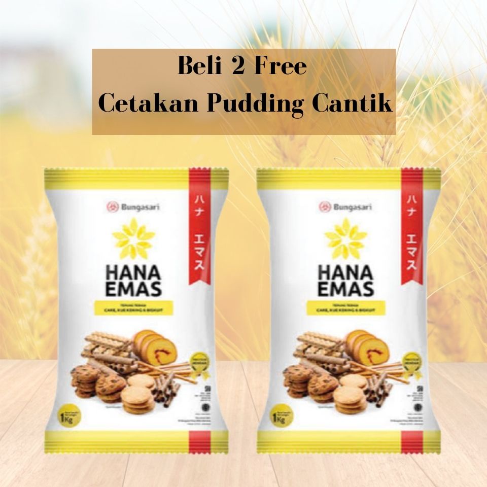 

TEPUNG TERIGU KUE BISKUIT PROTEIN RENDAH BOGASARI HANA EMAS 1KG
