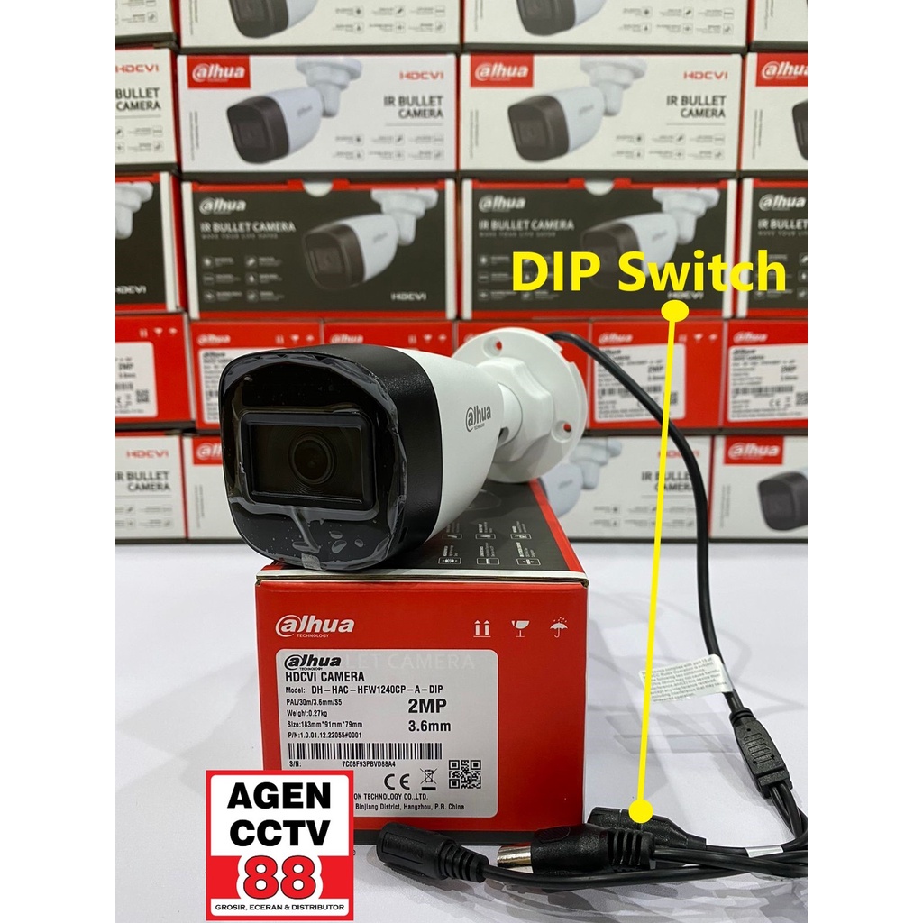 Paket CCTV DAHUA AUDIO MIC 2MP 4CH 4 Channel Kamera Lengkap Kabel +Harddisk