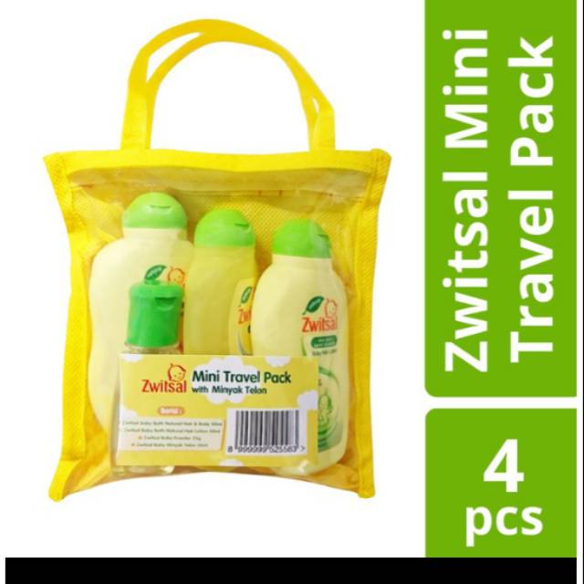 Zwitsal baby mini travel pack