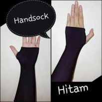 Hello Manset Handsock POLOS Manset Sarung Lengan Polos HITAM Kaos Tangan Lengan Hand Sock ALL SIZE