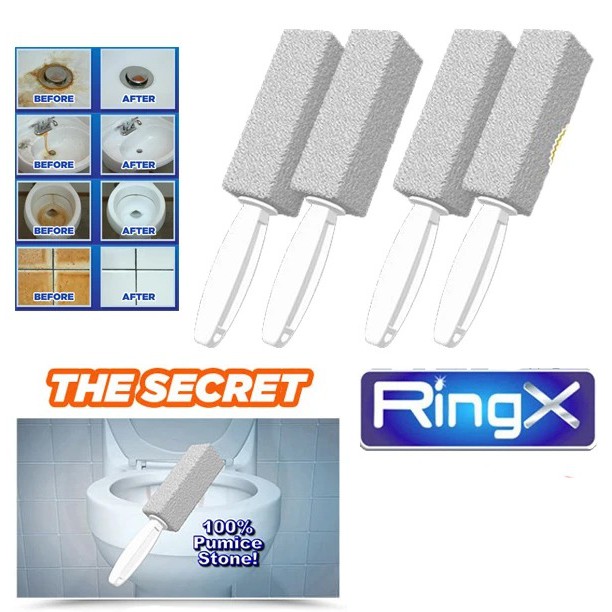 Alat Pembersih Kerak Toilet WC Mandi Ring X Pumice Stone Alat Pembersih Kerak Toilet WC Mandi Ring X Pumice Stone
