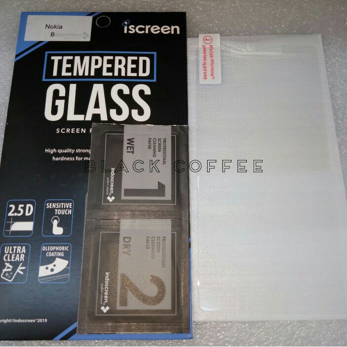 Tempered glass Nokia 6 2017 tempered glass iScreen bening