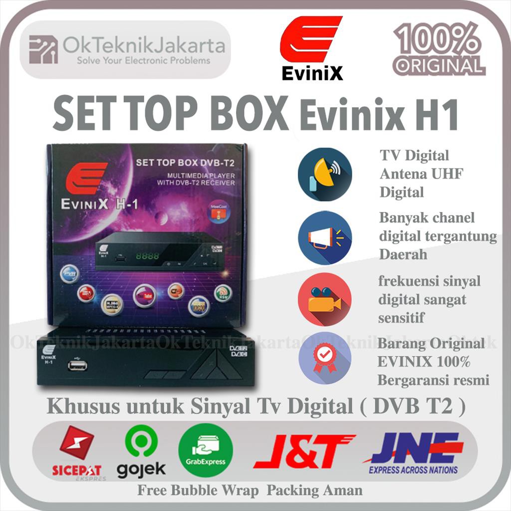 Set Top Box DVB-T2 EviniX H1 NEW 2021 CHIPSET 8 MB ...