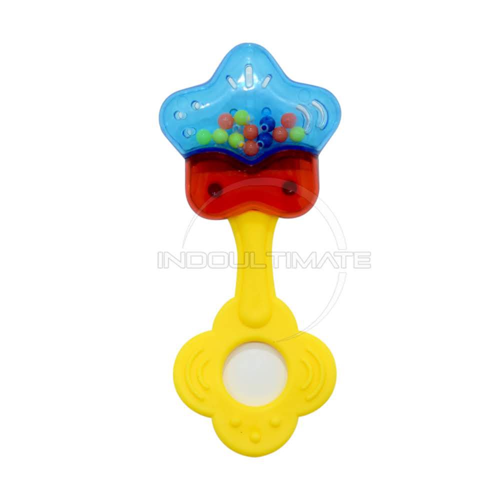 SET Mainan anak edukasi mainan bayi Kerincingan Bayi Teether Baby Toy Silicone mainan gigitan bayi