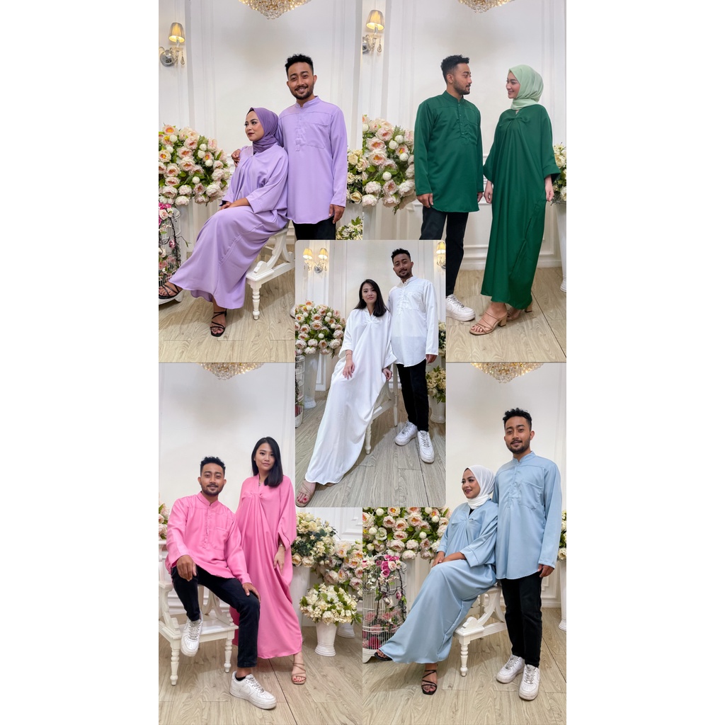 Vanesha Margaretta - Couple Set Kaftan 9624 / Bisa Beli Terpisah