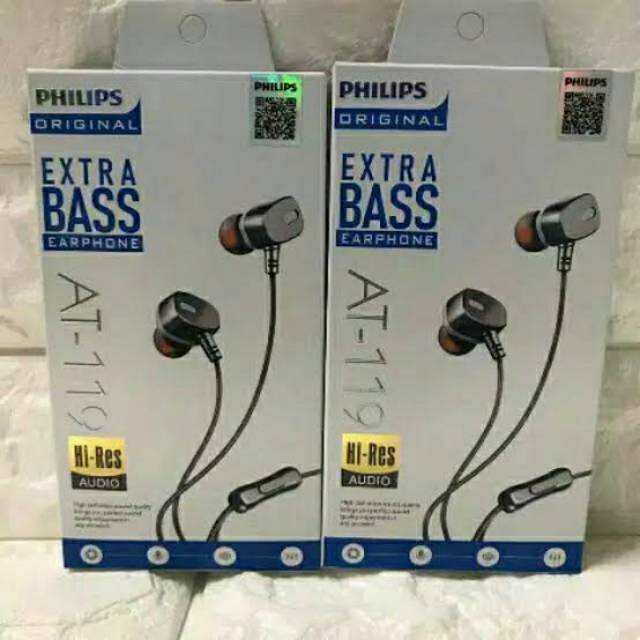 HEADSET PHILIPS AT-119 Extra bass