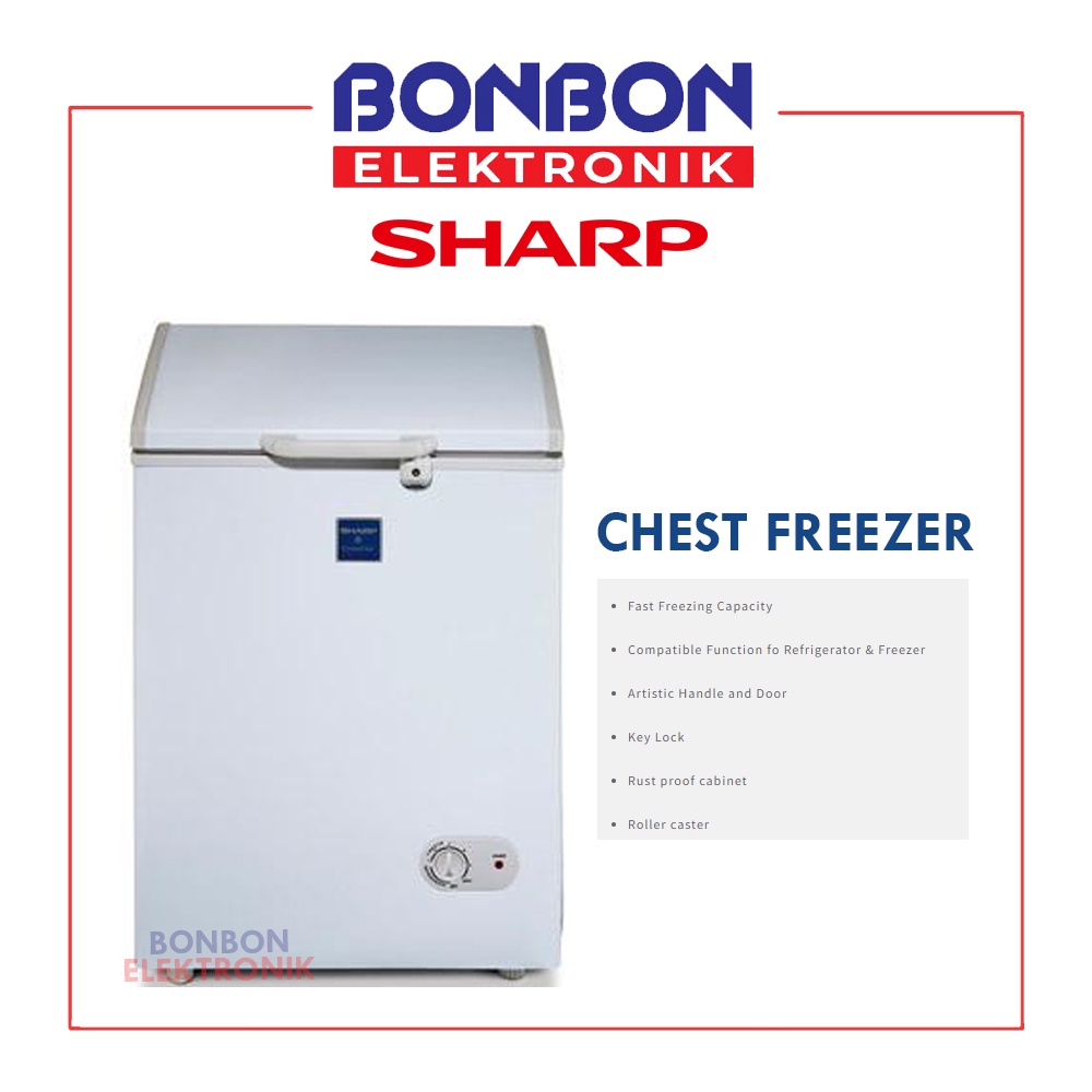 Sharp Chest Freezer 120L FRV-127 / FRV127