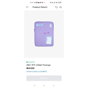 {BTS} Sharing Winter Package 2021