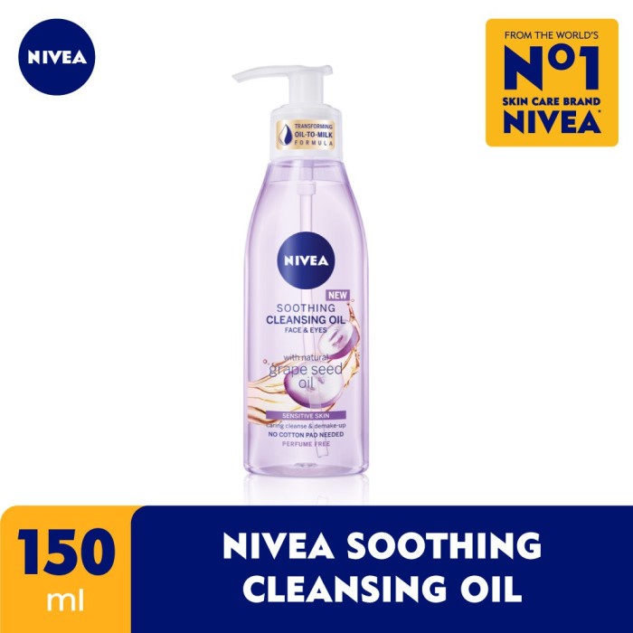 de10gte Nivea Soothing Cleansing Oil With Grape Seed Oil 150 Ml Bfv20Vf