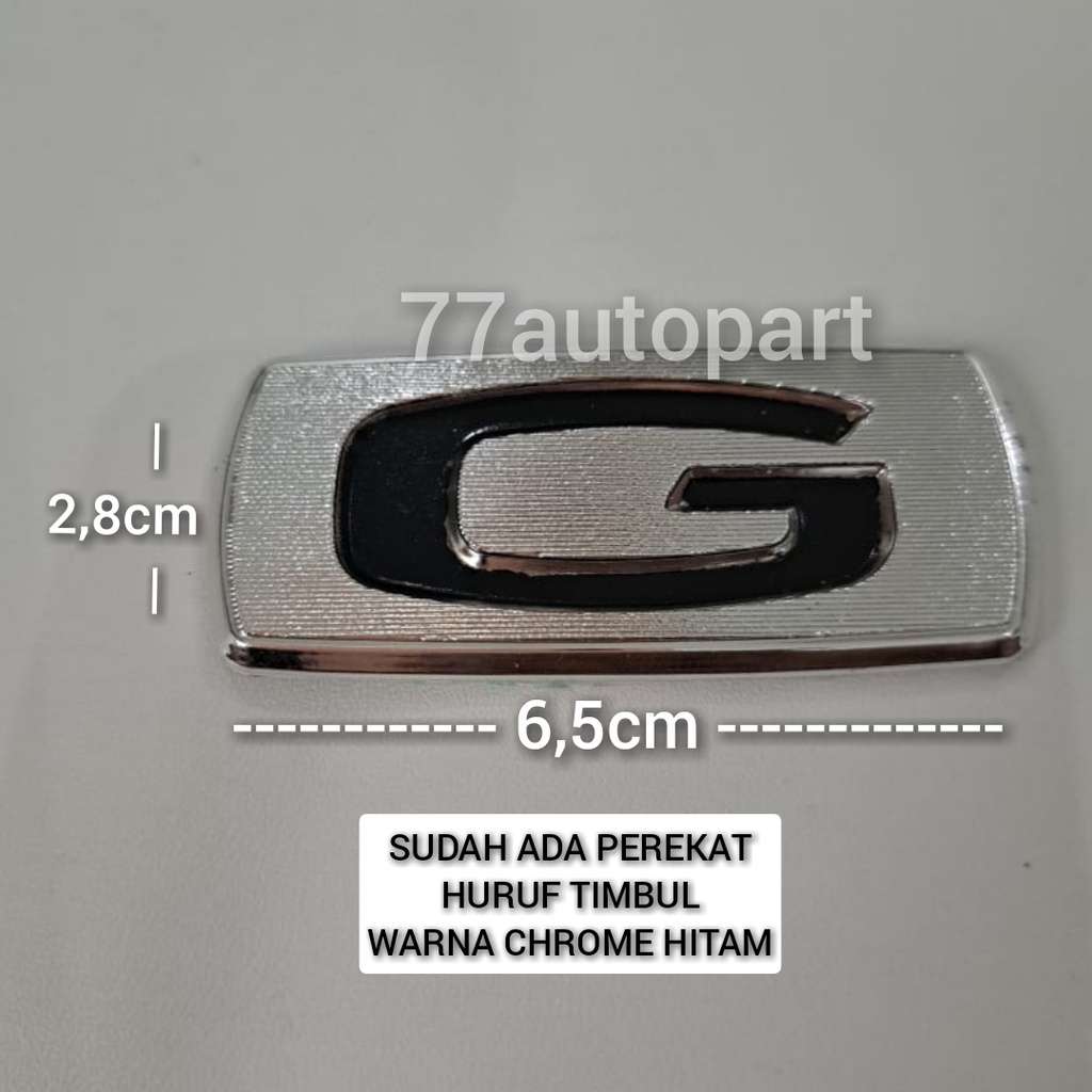 emblem logo g untuk avanza lama tahun 2004 sampai 2011 tulisan g avanza