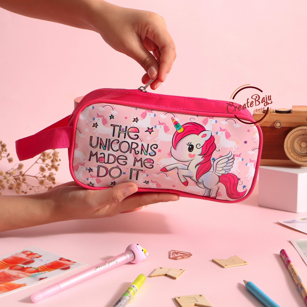 

KOTAK PENSIL ANAK CEWEK UNICORN TEMPAT PENSIL ANAK SEKOLAH TERMURAH PREMIUM