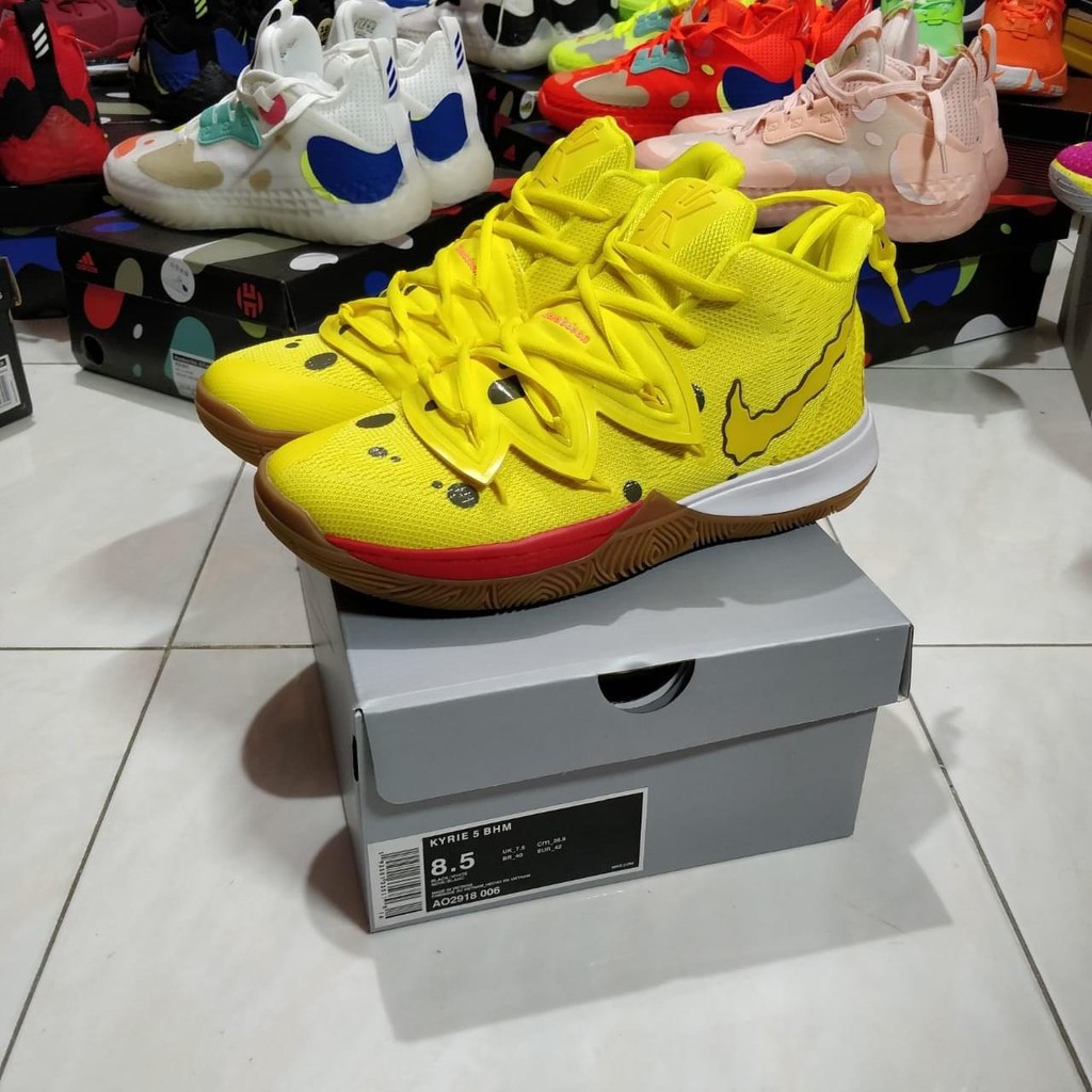 SEPATU BASKET ANAK DEWASA NIKE KYRIE 5 SPONGEBOB SQUAREPANTS GS KIDS YOUTH