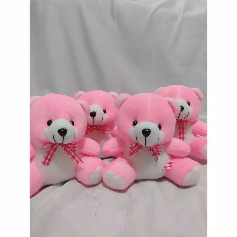 Boneka beruang teddy bear mini / tedy bear kecil murah / boneka buket kecil 15 cm