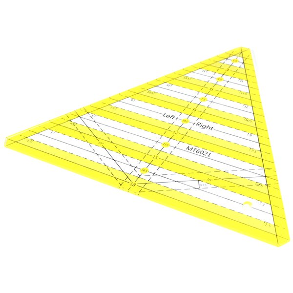 

Penggaris Jahit - Penggaris Quilting Dan Patchwork Segitiga Sama Sisi MT-6021
