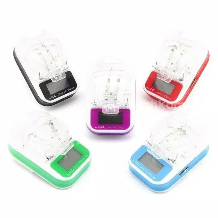 CAS KODOK CHARGER BATERAI CASAN DEKSTOP PORTABLE MULTIFUNGSI USB LCD PENJEPIT BATTERY FAST CHARGING