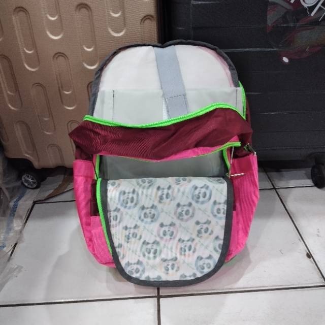 Tas ransel sekolah perempuan karakter panda 2305