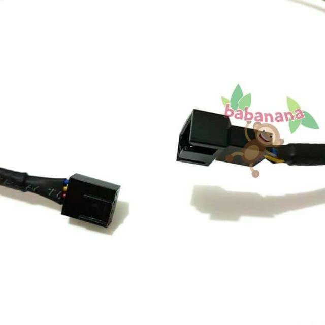 Kabel Extension 4 pin fan Sleeved panjang