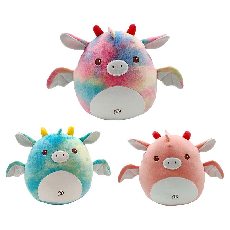 Babi Squishmallow Unicorn Terbang Kartun Anime Mainan Mewah Boneka Boneka Lembut