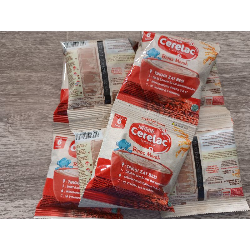 Nestle Cerelac Beras Merah Sachet per Renceng