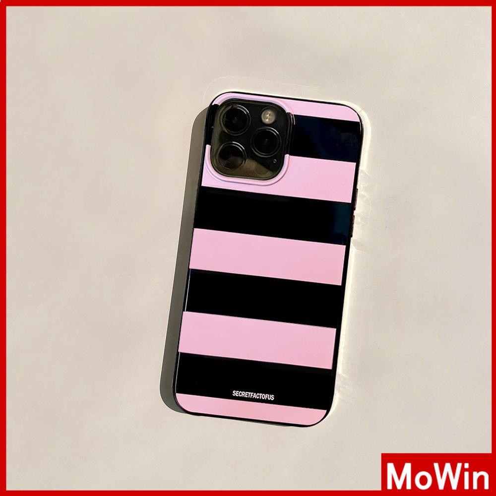 For iPhone 14 Pro Max iPhone Case Soft Case TPU Black Glossy Candy Shell Shockproof Protection Camera Stripes Cute Compatible For iPhone 13 Pro Max 12 Pro Max 11 7plus xr xs max