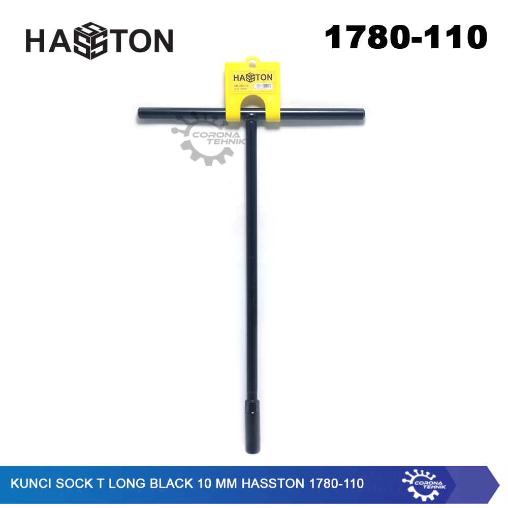 Hasston 1780-110 - Kunci Sock T Long Black 10 mm