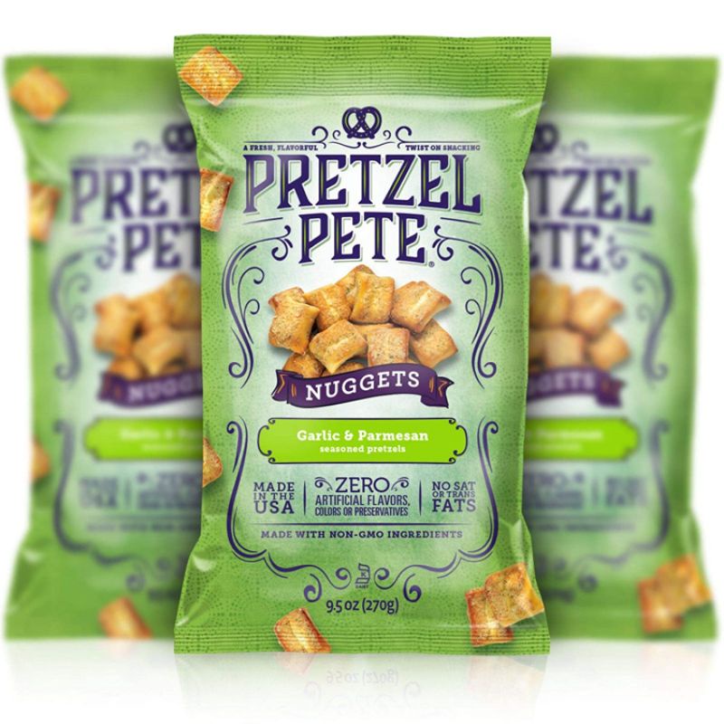 

Pretzel pete nuggets garlic and parmesan 270gr | kue pretzel