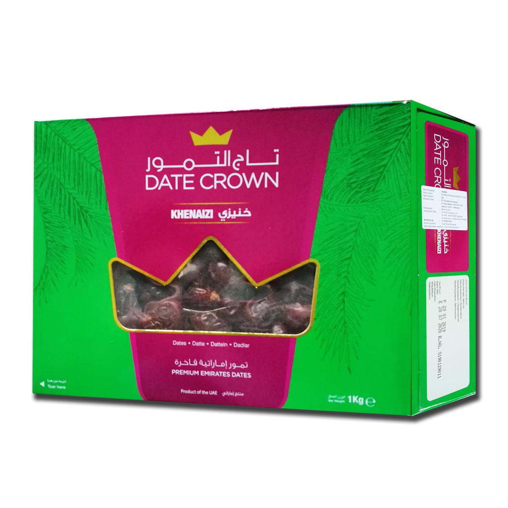 

Kurma Khenaizi Date Crown 1 Kg Original 100%