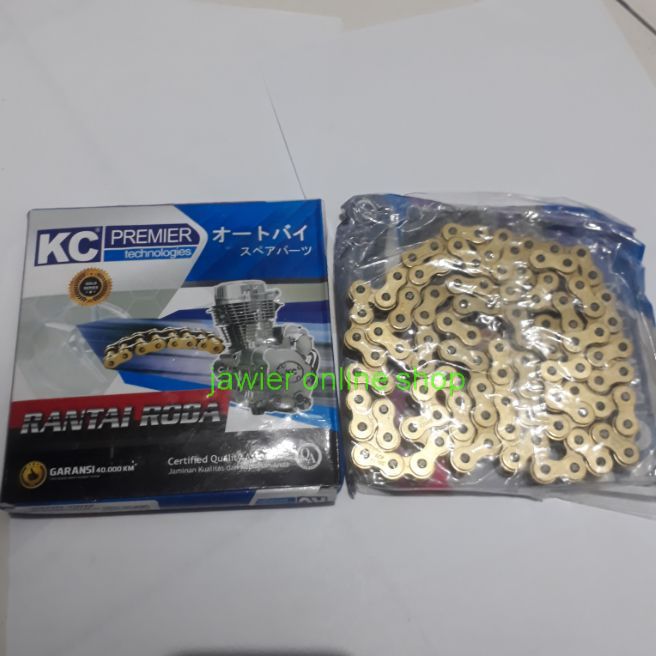 Rantai gold 420H - 104L KC tebal dengan warna emas