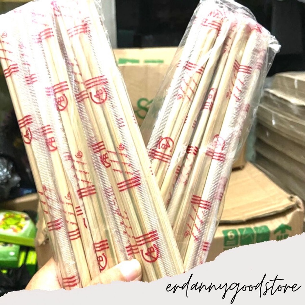 ✅PROMO OPENING ⚡erdannygoodstore Sumpit Bambu Higienis isi 50 psg | SUMPIT Sekali Pakai | Murah untu