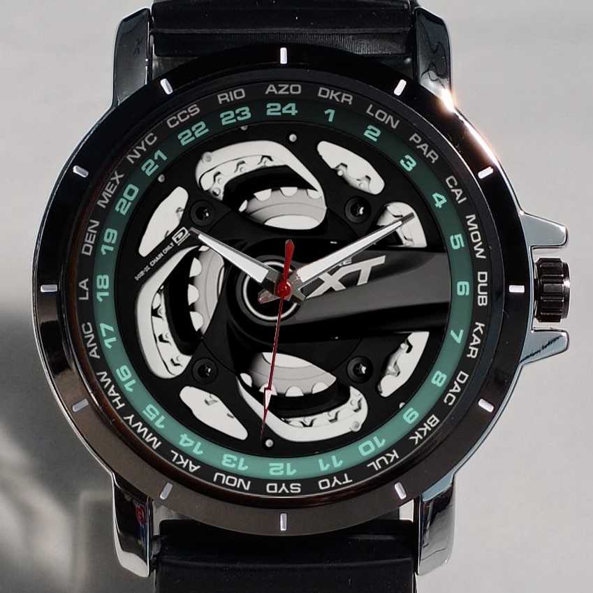 Jam Tangan Custom Gear Sepeda Shimano Deore