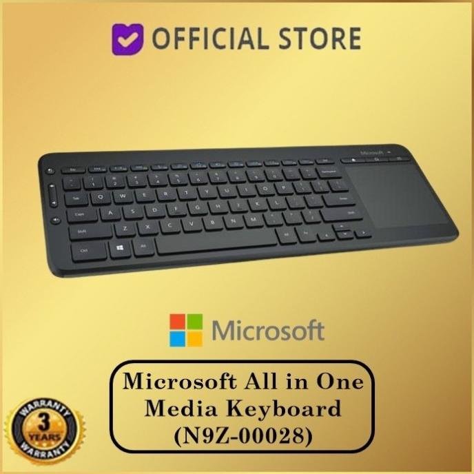 Microsoft All in One Media Keyboard ( N9Z-00028 ) ORIGINAL/GRS 3 TAHUN Termurah