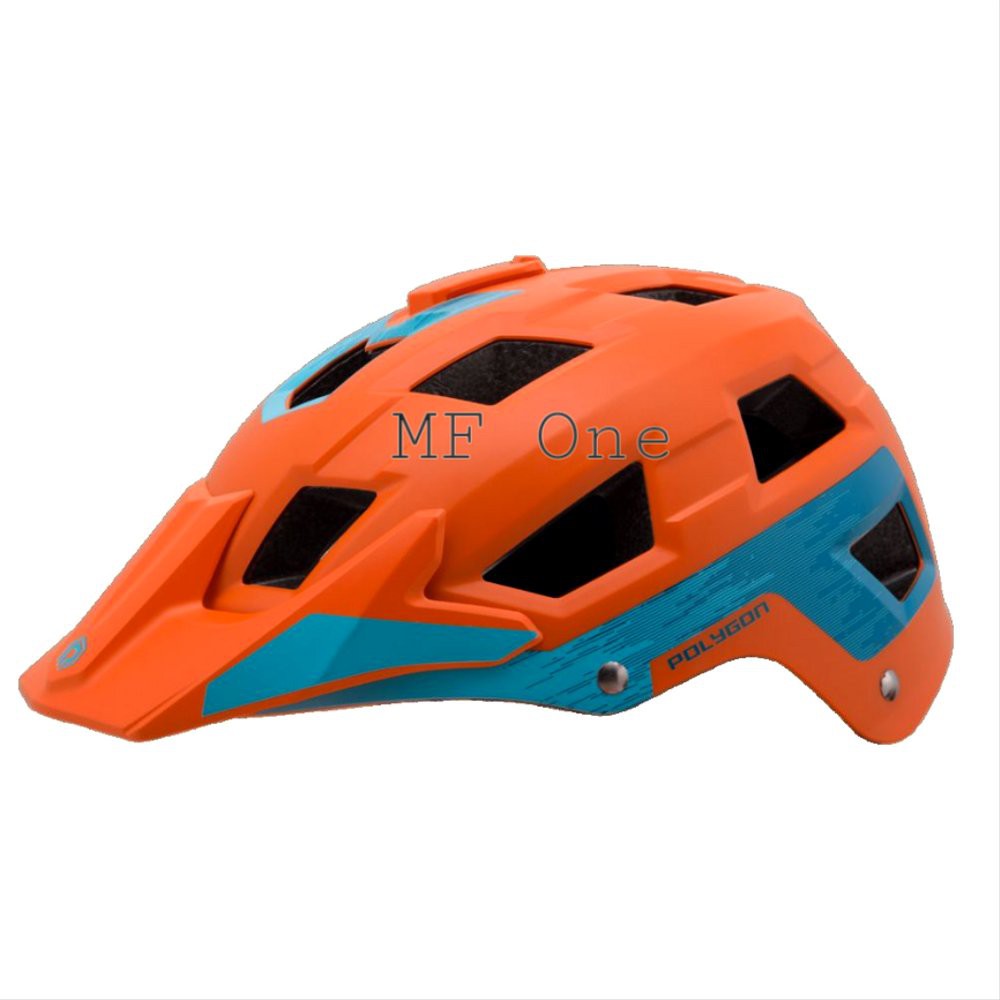 Helmet Enduro Helm Polygon Ramp Matt Orange Limited