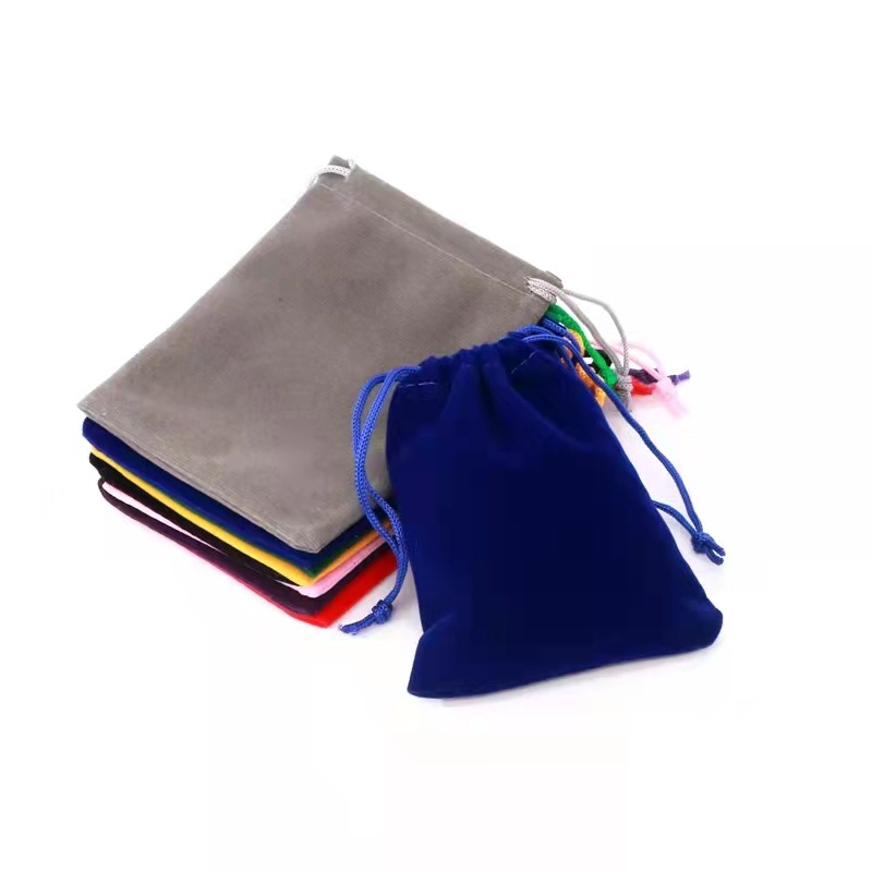 Pouch serut drawstring / pouch beludru Velvet Suede / bludru premium Tanpa kuncup warna Harga/5Pc