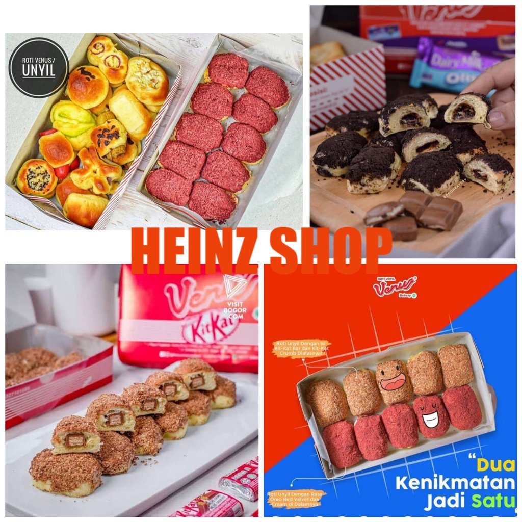 ROTI UNYIL VENUS BOGOR JASTIP OLEH-OLEH BOGOR ROTI UNYIL VENUS ROTI ISI 10 PCS