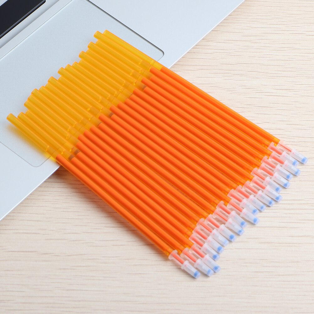 10pcs Erasable Pen Refill Magic Gel Pen Ink Refills Stationery Multicolor Gel-ink Erasable Pens Refill