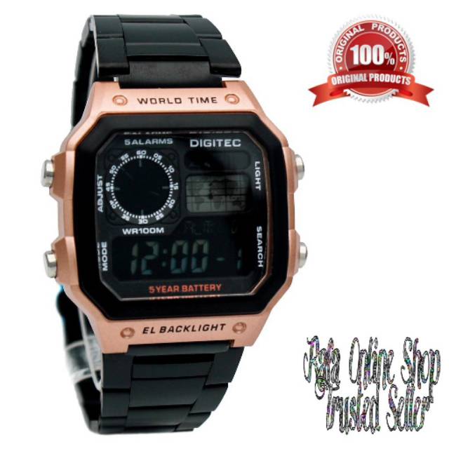 Jam Tangan Pria DIGITEC Original DG3081T Casual