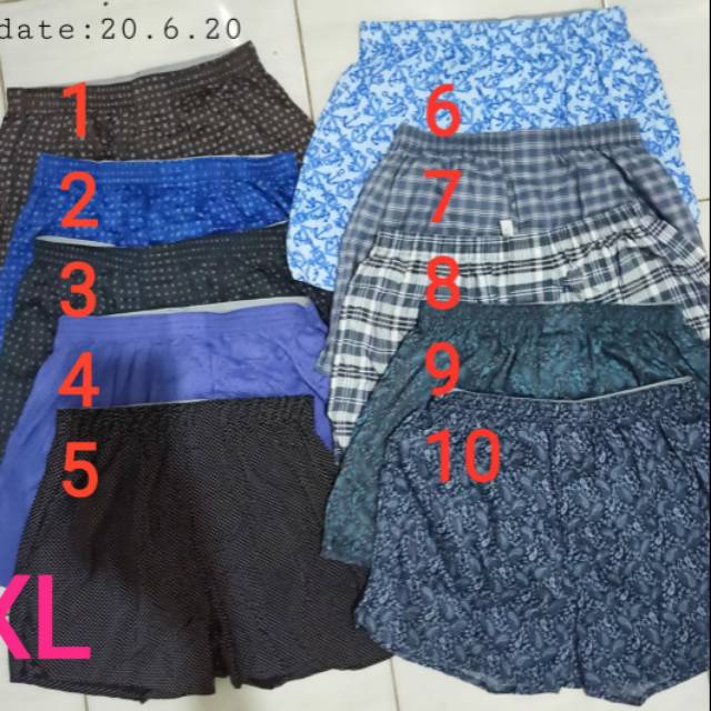 Short pants Uniqlo Woven Briefs Boxer kualitas impor