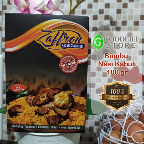 

Zaffron Bumbu Nasi Kabuli 100 gr Kabuli Rice Seasoning No MSG