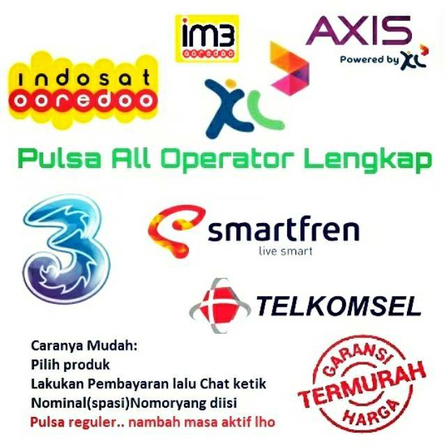 Promo Pulsa Murah All Operator Nambah Masa Aktif Telkomsel Indosat
