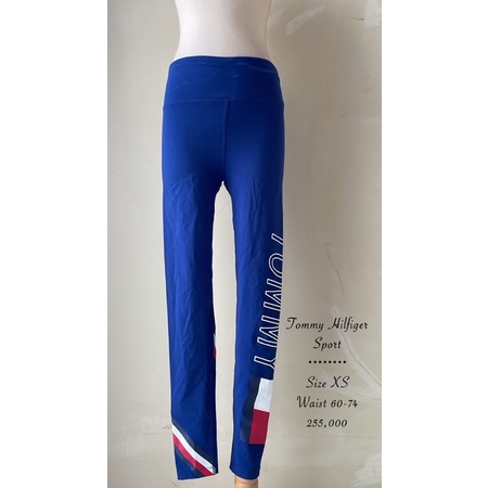 Celana legging training yoga olahraga wanita cewek tommy hilfiger original preloved second thrift mu