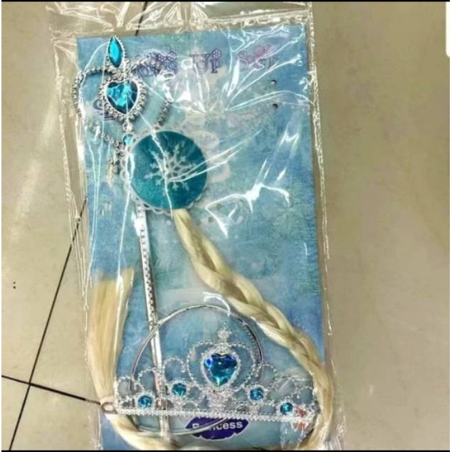 Rambut Mahkota Crown Elsa Kostum Frozen 2 Hadiah Kado Ultah Anak Murah