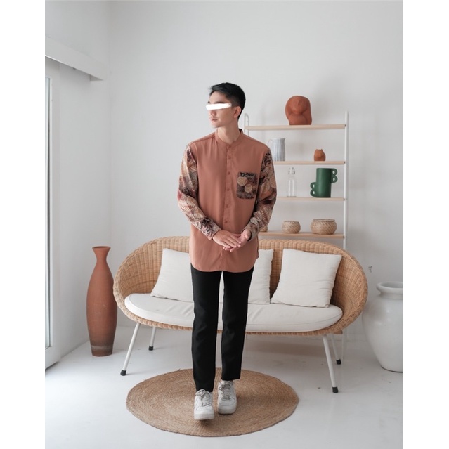 ZANEL VINTAGE ZANUBA | DRESS COUPLE-Kemko DustyCoral