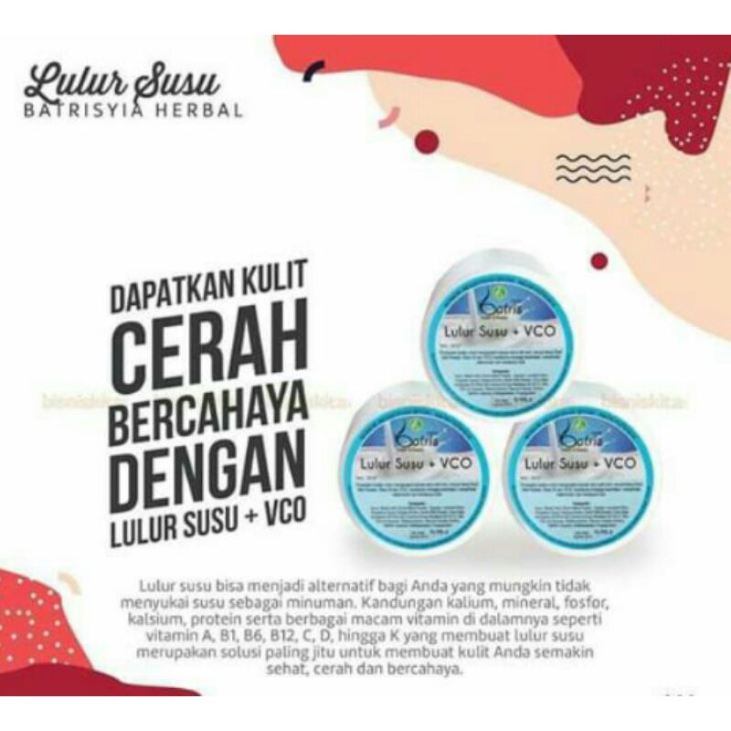 Lulur Susu Batrisyia herbal lulur pemutih badan