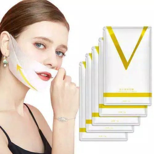 Masker Pelangsing Tirus V Shaped Mask 4D